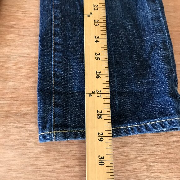 Citizens of Humanity Kelly# 063 Stretch Low Waist Cropped Jeans Women 26 Blue - Picture 8 of 14